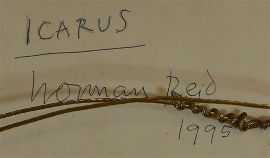Sir Norman Reid (1915-2007) Icarus, 1995, 11 x 9in.